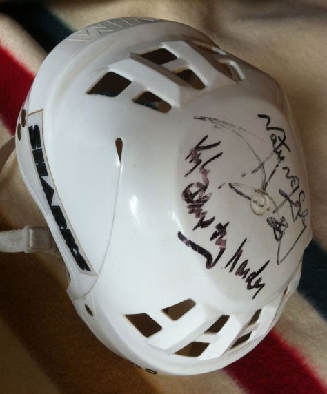 Marty McSorley's helmet (thanks to Kyle Fry)