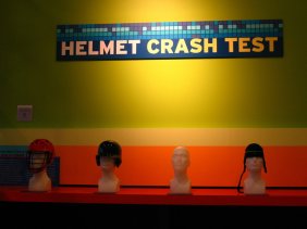 helmet crash test