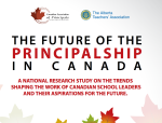 The Future of the Principalship in Canada