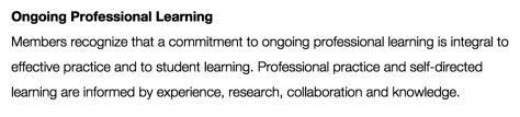 Ontario College of Teachers: https://www.oct.ca/public/professional-standards/standards-of-practice